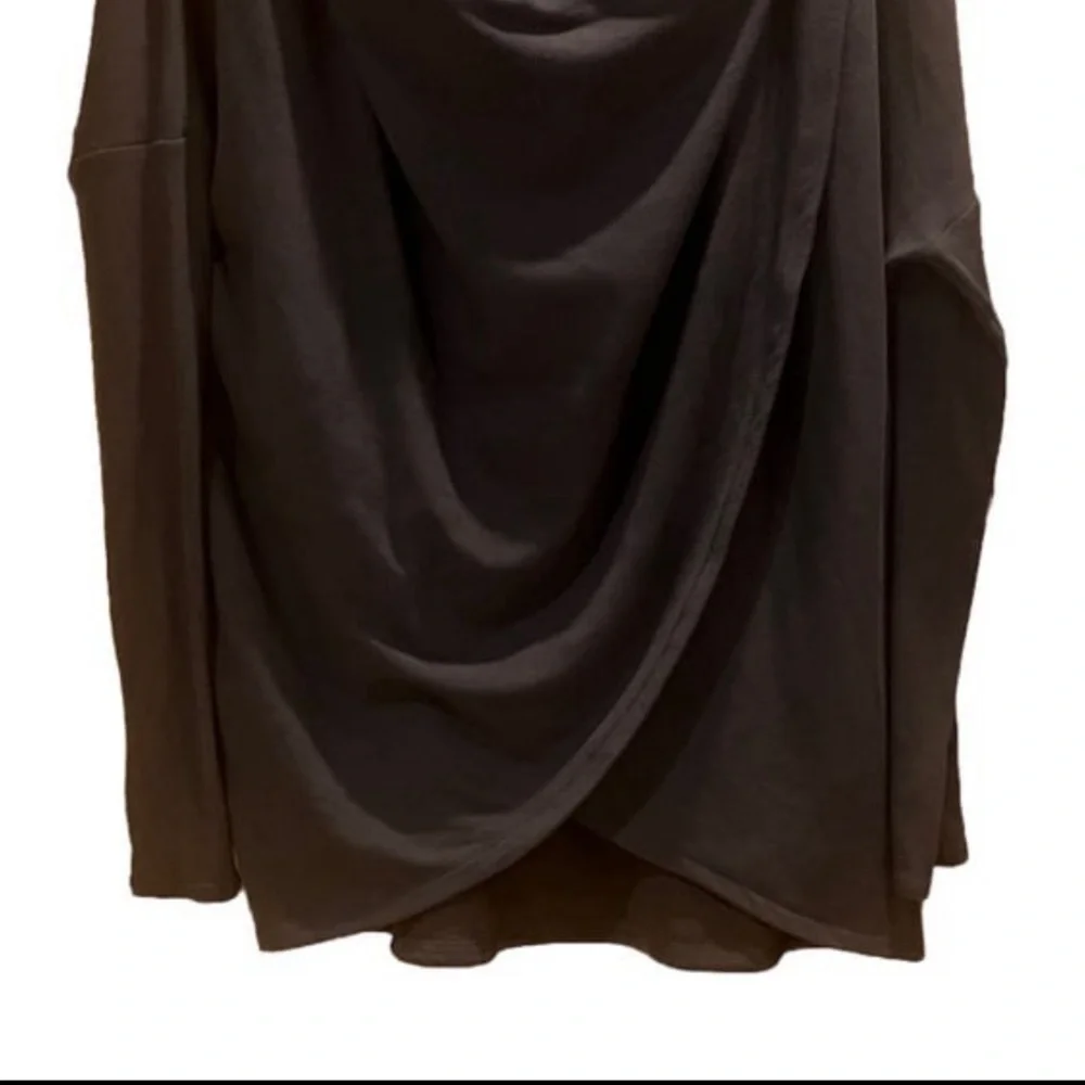 ATHLETA Walnut Brown Purana Wrap Hoodie Size Medium - Picture 4 of 7
